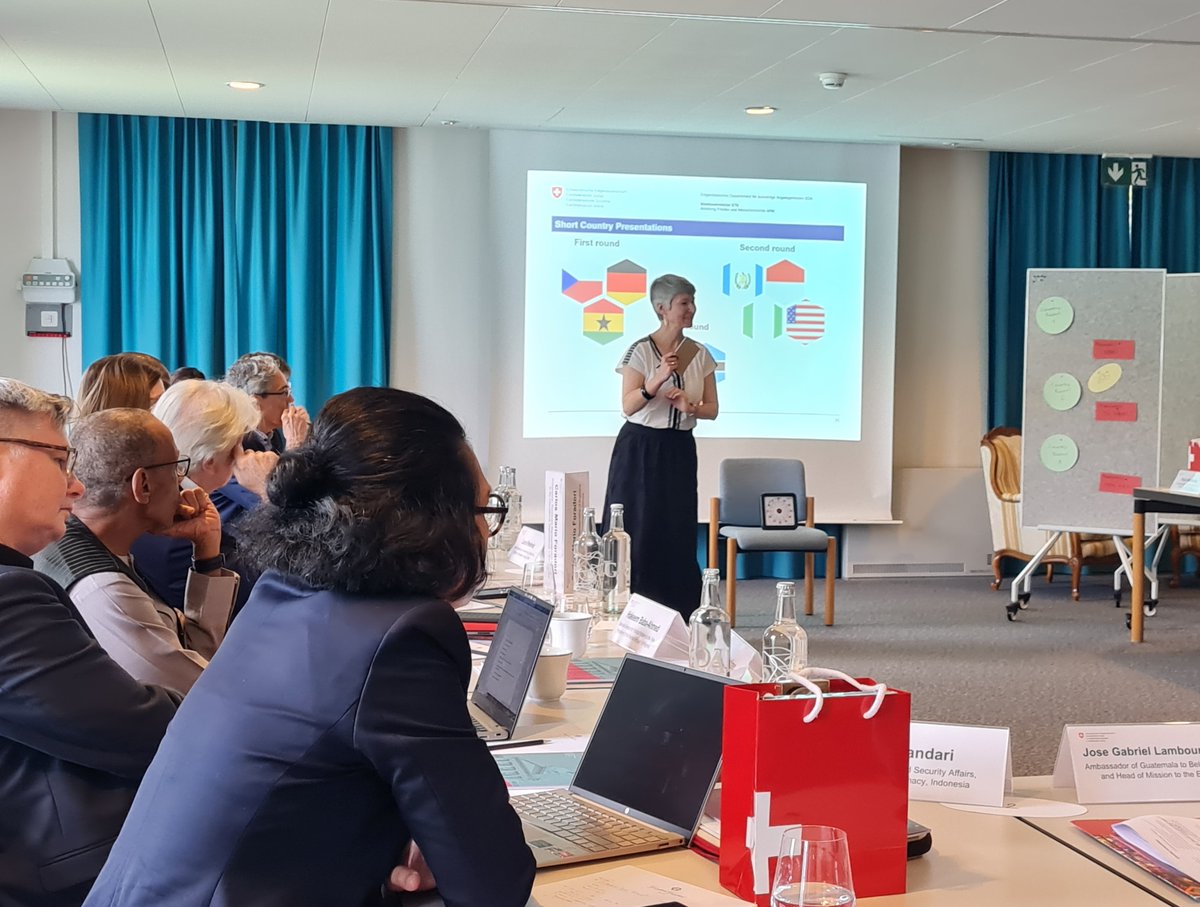 👉 How to foster #trust in democratic institutions & processes? What makes & breaks democratic #culture? Thanks to all participants & experts from 13 countries 🌍 at the 3rd #Democracy Retreat! Strengthening the #Giessbach Network is a goal of 🇨🇭 Foreign Policy Strategy 2024-27.