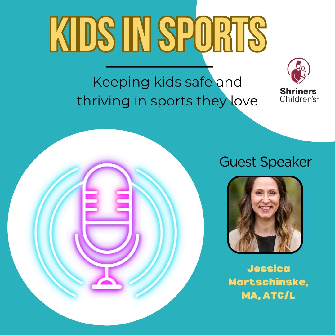 Keeping in kids in sports! A podcast from @ShrinersPDX Tune in on your favorite podcast app or on our website: ow.ly/xmMP50RFvlH #SportsInjuries #SportsMedicine #OrthoTwitter #podcast