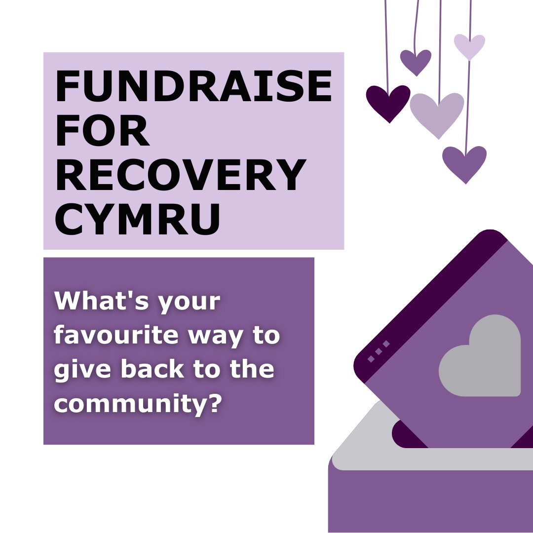 We’re all about giving back! What's your favourite way to make a difference? Share your thoughts and inspire others to get involved. Discover how you can fundraise or donate: tinyurl.com/3ekef29z Together, we can make a lasting impact! #RecoveryCymru #Fundraise #Donate