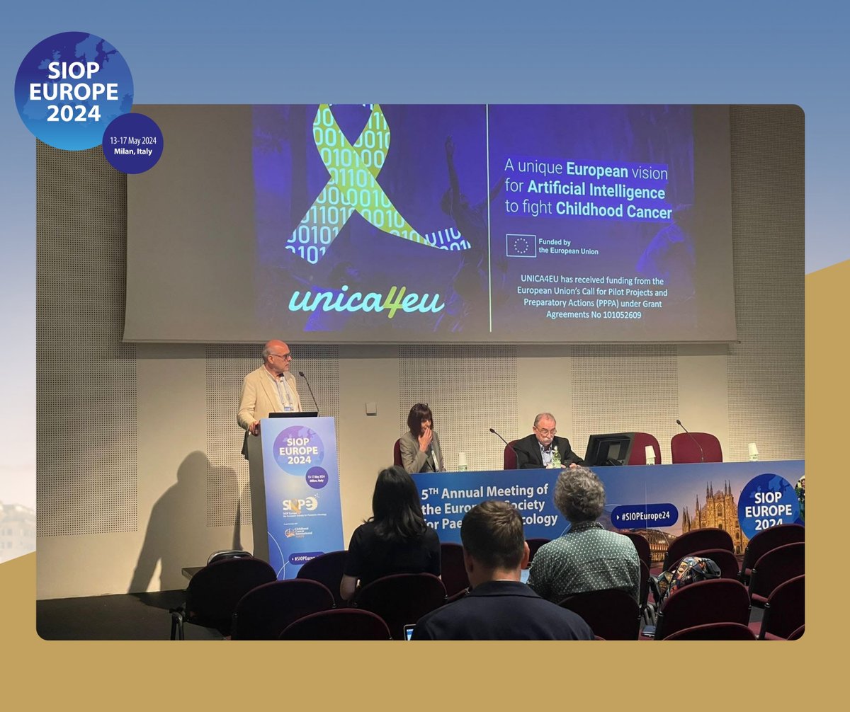 🧐We hear about data and AI every single day, but what does this mean for #childhoodcancer patients? 🎗️ Join us from #SIOPEurope2024 for an inspiring session diving into the impact of these innovations in paediatric oncology. 📲 <a href="/UNICA4EU/">UNICA4EU</a> #PRIMAGE
