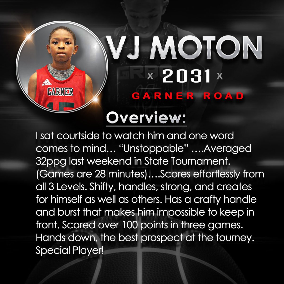 Keep Going young fella….Keep Going! 👊🏾💯👑🏀 #GBMS #MotonStrong