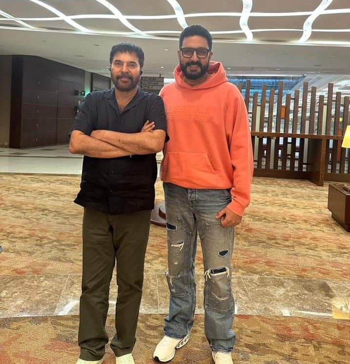 Recent click 📸

#Mammootty - #AbhishekBachchan