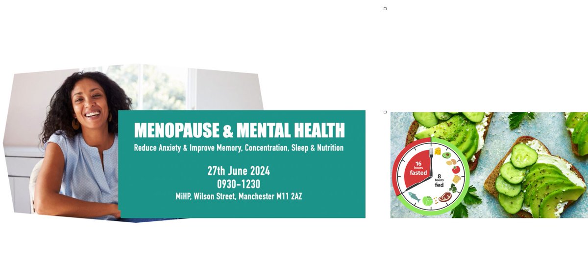 Join us on Thursday 27th June for an inspiring 'Menopause &amp; Mental Health Workshop' LIVE at <a href="/NuffieldHealth/">Nuffield Health</a> Learn all about menopause sleep, memory, hormones &amp; the Fasted Menopause Nutrition Plan 🙌 Book your place here .....&gt; manchesterstress.com/menopauseworks…