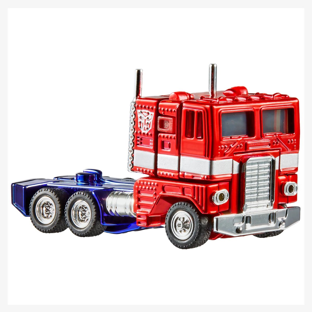 Transform!! @Mattel are getting into the transforming robot action with a 1:64 scale diecast Hot Wheels Optimus Prime... that actually changes from truck mode to robot! How cool is this?