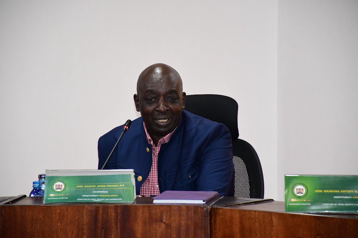 Ushirika_Kenya's tweet photo. The Principal Secretary, @PSKilemi today led a team from the State Department for Cooperatives to a meeting with the @NAssemblyKE Committee on Trade, Industry and Cooperatives chaired by Embakasi North MP, Hon. James Gakuya.
#CooperativesReforms https://t.co/ZOwA778tSE