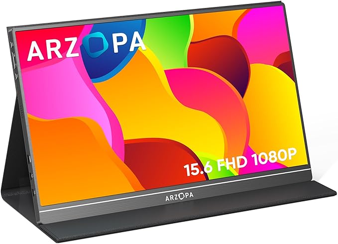 Portable Monitor, 15.6'', 1080P $60.79 (was $129) w/ coupon on page! amzn.to/3UOjEBC #ad