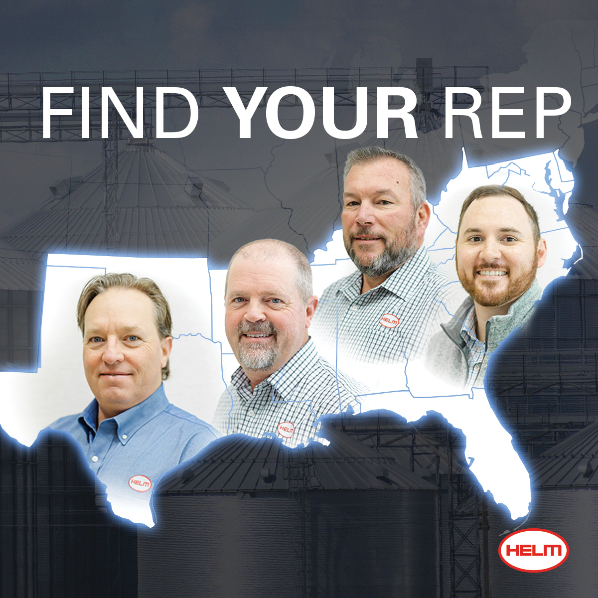 ✨INTRODUCING✨ the HELM field team dedicated to you in the South! They’re here to help your crops thrive and bring you the best possible return on investment.

Unsure of who your area rep is? Message us or visit our website to find out: hubs.ly/Q02s0hrk0 

#HELMAgro