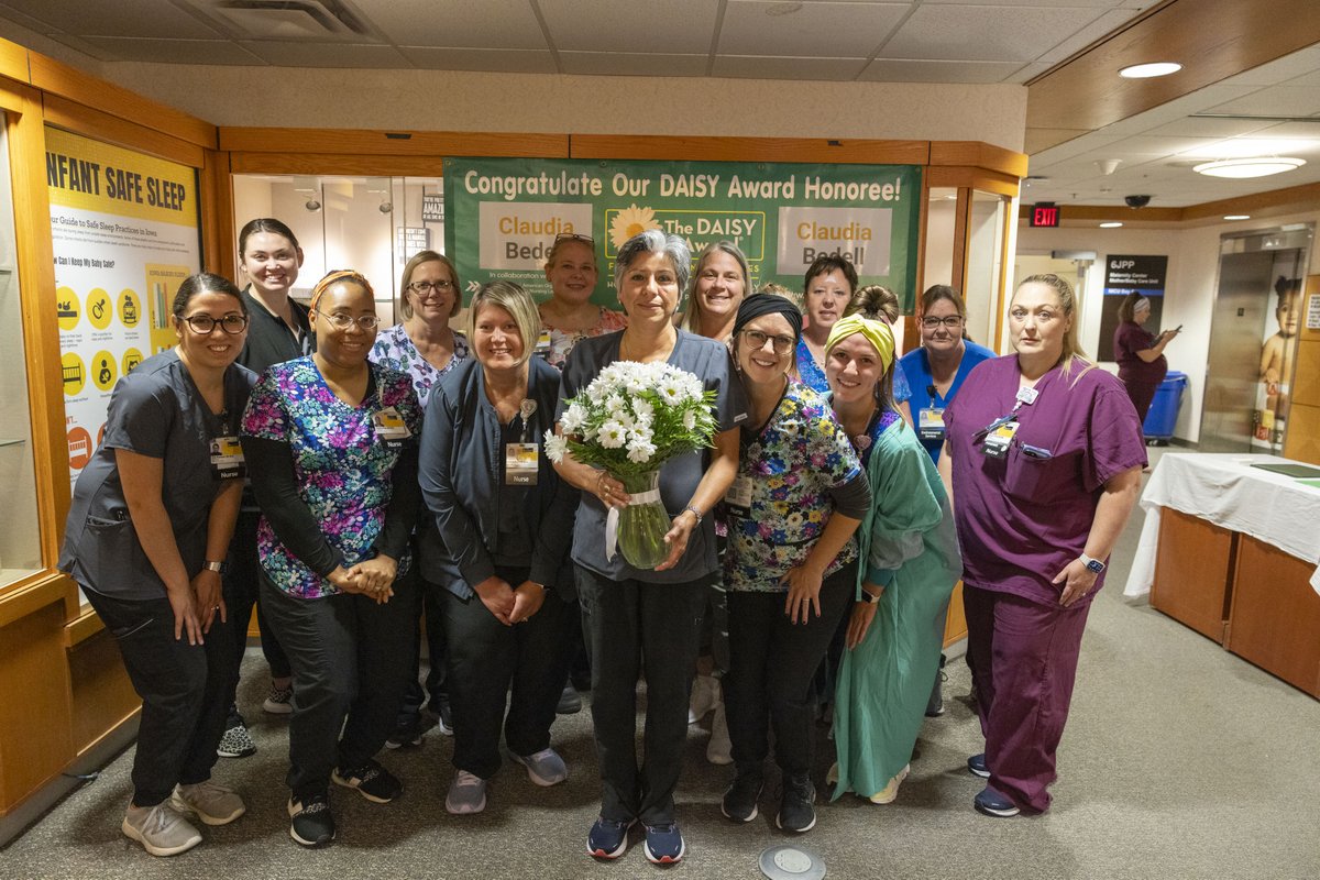 When Claudia Bedell, BSN, RN, noticed a mom struggling with breastfeeding, she immediately stepped into action. She also helped ease the patient’s pain following a C-section. Her empathetic guidance led to a DAISY Award. 💛 spr.ly/6010jh5t6