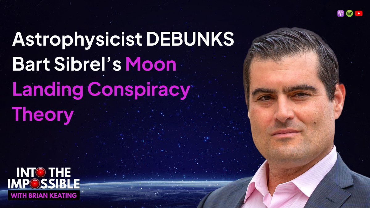 Recently, @joerogan hosted Bart Sibrel, who used the opportunity to share his conspiracy theories about the Moon landing. I don't usually pay much attention to such claims, but Joe has a huge platform, and I feel that it’s my duty to debunk his claims 👉 buff.ly/44OkMsr