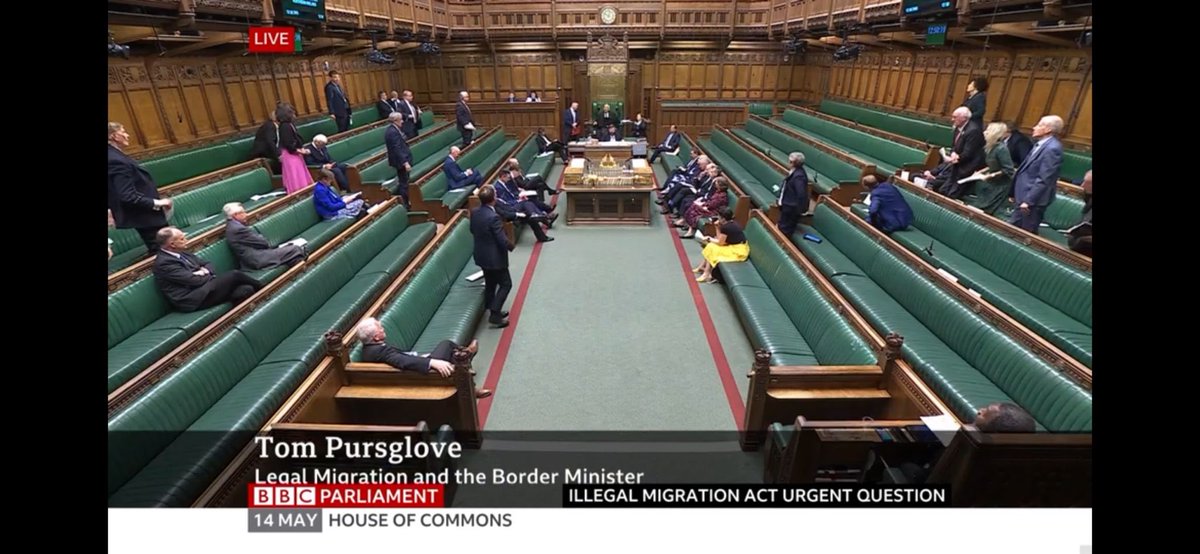 Labour can’t even be bothered to turn up and discuss illegal migration in the House of Commons today. Not a single backbencher 😢