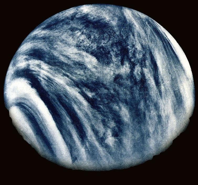 The first ever image of the hellish Venus from space NASA