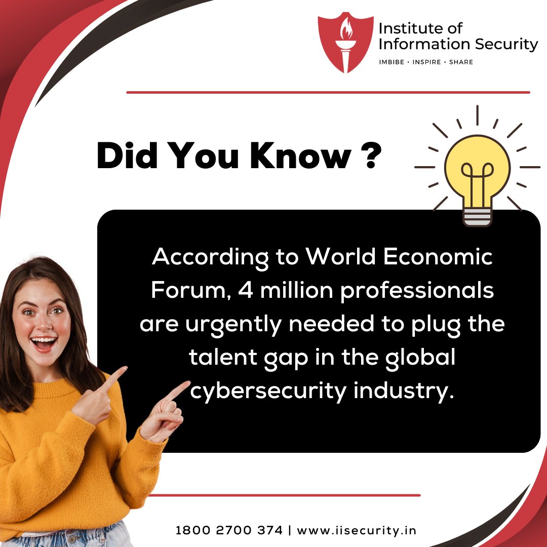 Did you know?

According to the World Economic Forum, 4 million professionals are urgently needed to plug the talent gap in the global cybersecurity industry.

#Cybersecurity #InformationSecurity #CloudSecurity #IoTSecurity #APISecurity #ApplicationSecurity 

[1/3]