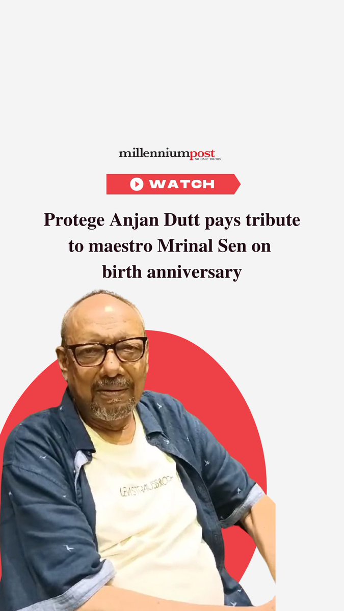 It was the austere filmmaker Mrinal Sen who made @anjandutt fall in love with Kolkata and cinema. On Mrinal Sen's birth anniversary, his protege speaks to @Itsanindita on his mentor, the films that influenced him and more. WATCH: instagram.com/reel/C68WGyEvw… @hoichoitv @SVFsocial