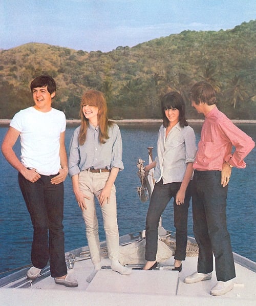 14 May 1964 – The Beatles are on holiday. John, Cynthia, George and Pattie Boyd are in Tahiti while Paul, Jane Asher, Ringo and Maureen Cox are in the Virgin Islands. Paul has bought a cheap acoustic guitar and is working on a new song called ‘Things We Said Today’. #TheBeatles