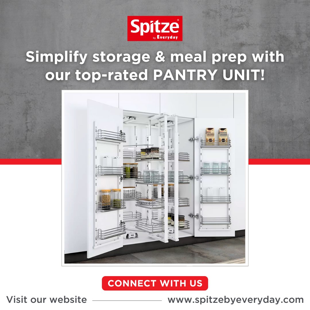 Get inspired to cook with a beautifully organized pantry.

Creating spaces that embrace easy living. Discover more at our bio link.

#spitze #pantryunit #verticalstorage #tallpantryunit #kitchenstorage #kitchenorganization #kitchendesign #homeorganization #homeimprovement