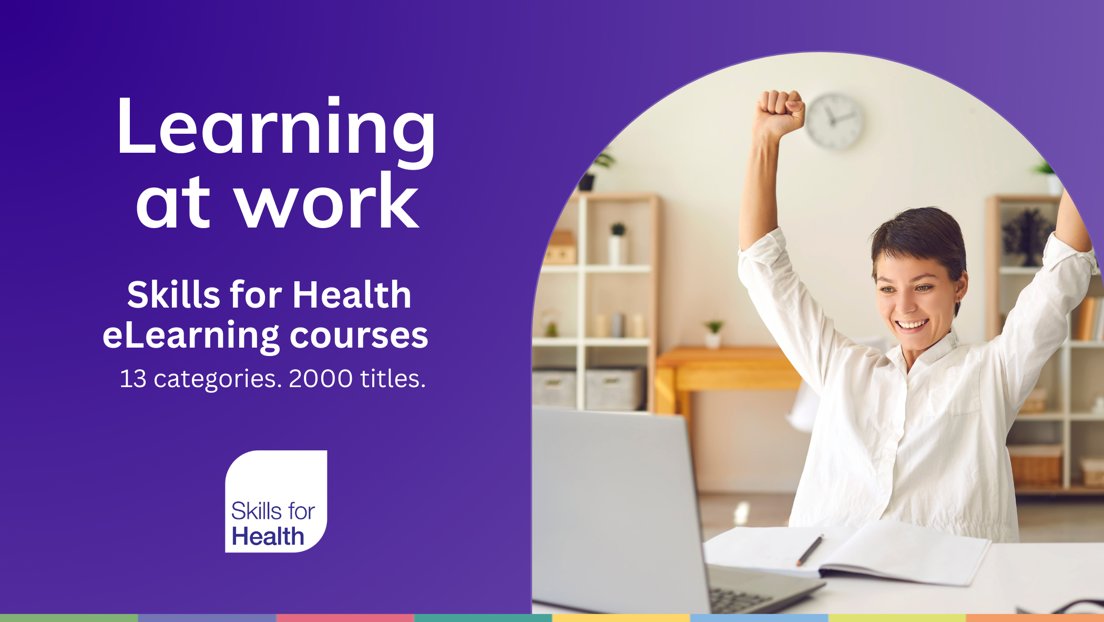 Did you know this week marks #LearningatWorkWeek? A space to promote lifelong learning at work!  Why not boost your #learningatwork by enrolling in our Skills for Health eLearning courses? Check out the link to better your learning today: shop.skillsforhealth.org.uk/courses/