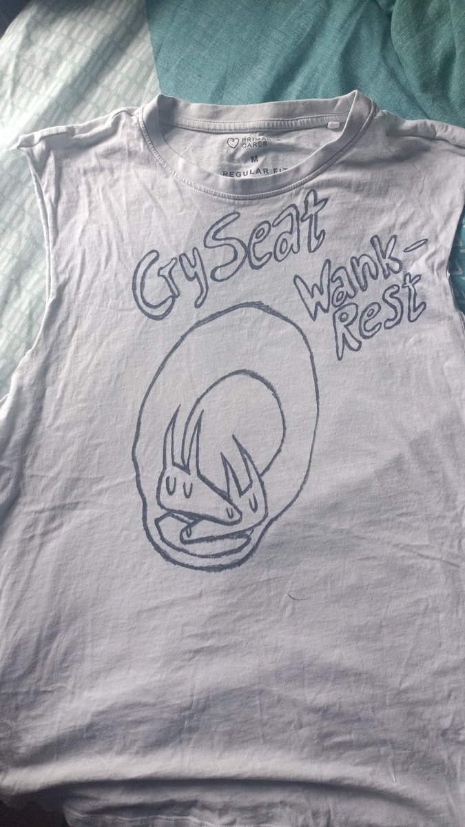 @CrywankBand the reverse of the tf dogs shirt y'all had (which i proudly own) - wore this to the cursed Dublin show lol