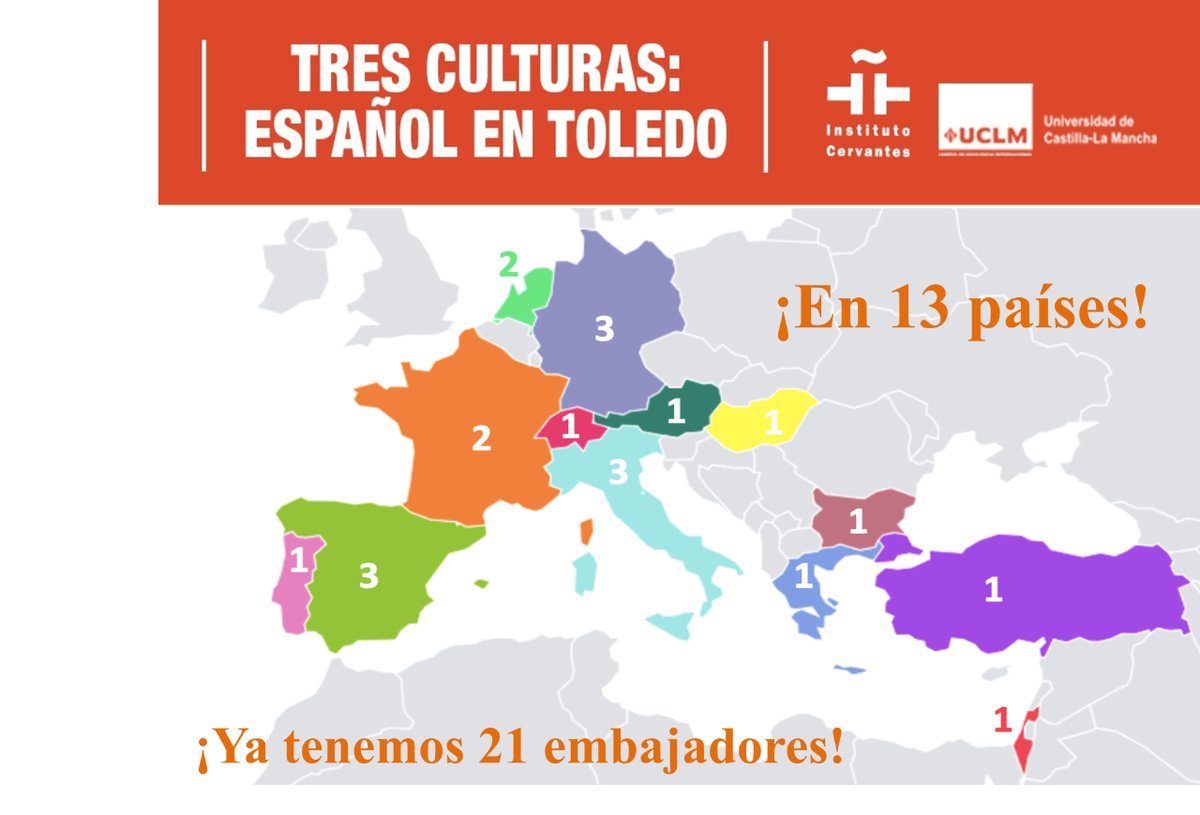 🏛️Los cursos se componen de experiencias inmersivas, sesiones formativas en el aula, visitas guiadas a monumentos, actividades dirigidas a complementar su formación y su nivel de lengua, así como numerosos momentos de ocio. @FundacionUCLM @InstCervantes