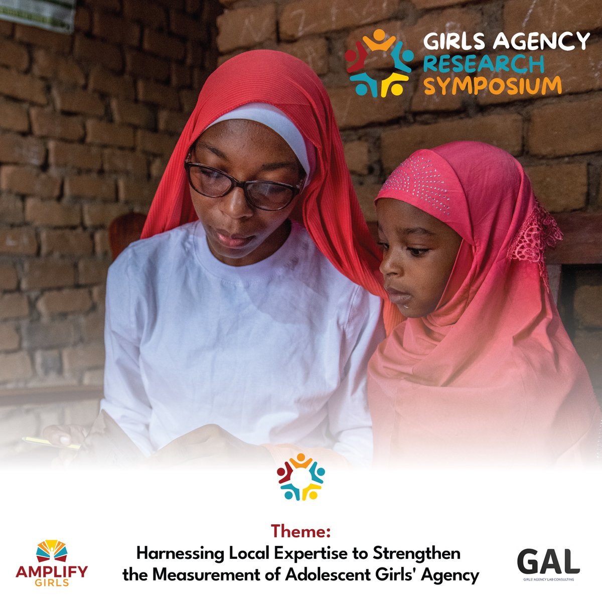 We're ready for the first-ever Girls Agency Research Symposium! The symposium brings together adolescent girls, experts. & 34 community organizations to review study results from the Adolescent Girls Agency Survey and harness insights to refine the survey. Stay tuned. #AMPLIFYHer