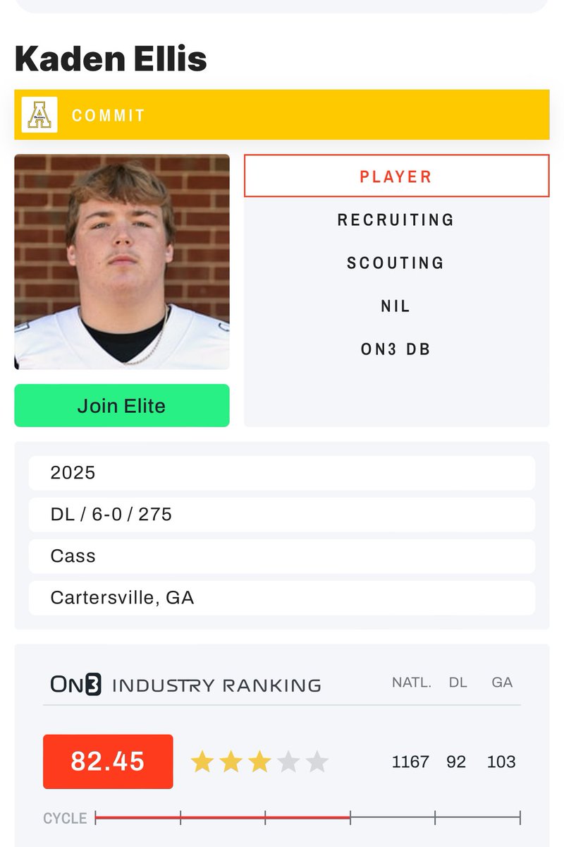 Blessed to be ranked a 3⭐️ by @On3Recruits and ranked in the top 100 in the country in my position. The work never stops. @Velocity_XP @Velocity_FB