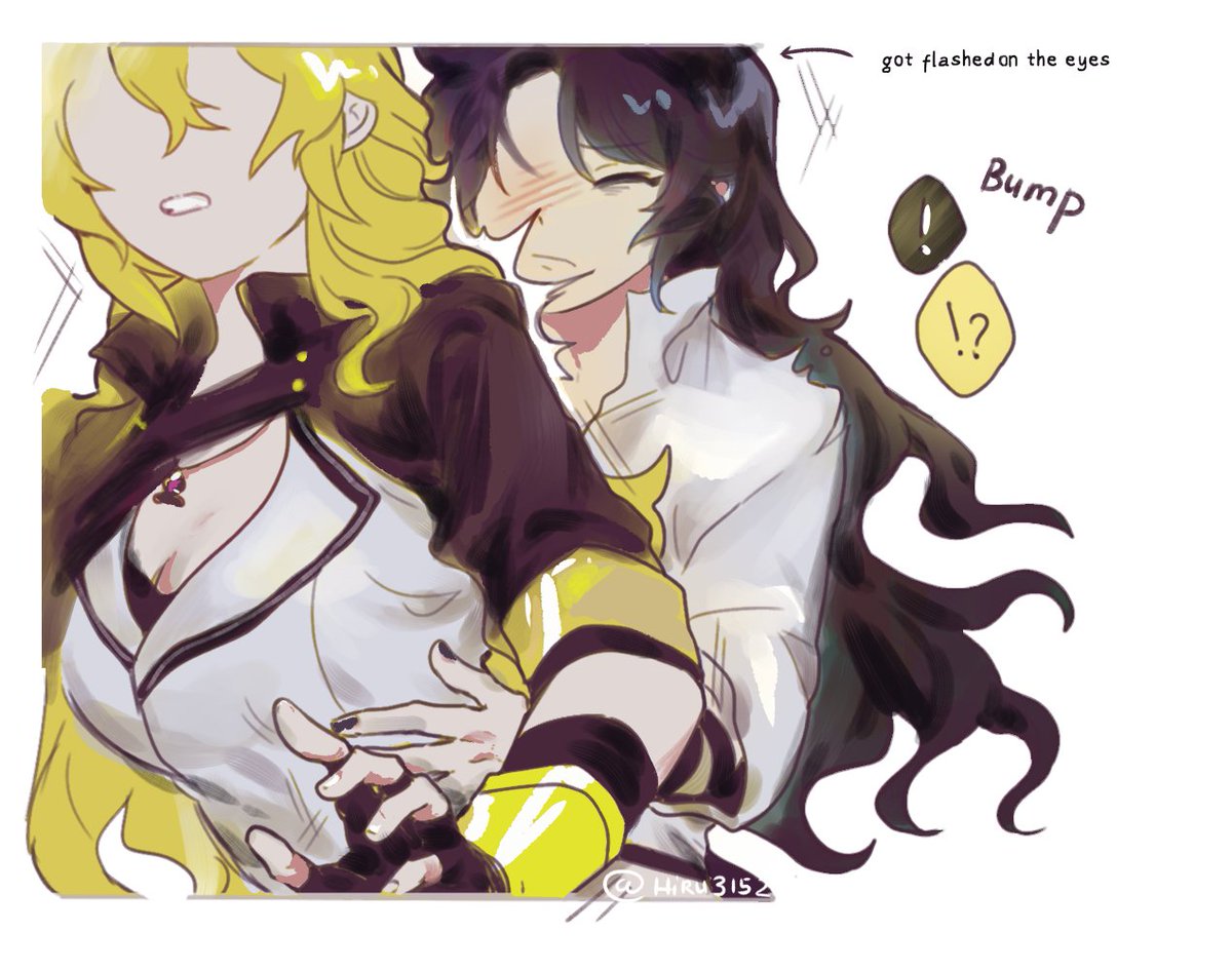 Hiru3152's tweet image. "an accident"🐝 [1/3]

omg is that #bumbleby from #rwby