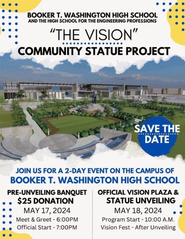 indheightstx's tweet photo. This is going to be a grand event. Unveiling slide size statue at BTW High School in Houston. Be a part of this historic moment. See you this Saturday! https://t.co/sY62pi2AvF