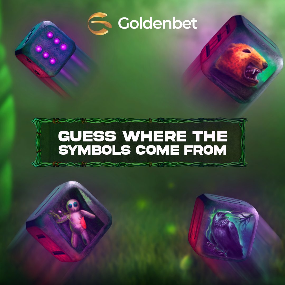 Can You guess the Slot by the symbols? 🎉

Get 20 FreeSpins 😊

👉To participate: 👈

- Write Goldenbet Username
- Follow @Goldenbetcom
- Retweet and like this post
- Tag Your Friend in the Comment

The 10 winners will be Randomly Selected 🎰
 
#FreeSpins #goldenbet #giveaways…