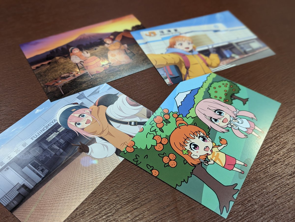 ／
本日もOPEN！！！
＼

1会計3,000円(税込)ご購入ごとにポストカードをプレゼント！
4種からランダムでお渡しします🎁
全部集めたくなっちゃいます🥰

#静岡PARCOにてPOP UP SHOP開催中！
meetsshizuoka.jp/pop_up_shop.ht…

#ゆるキャン #lovelive #Aqours