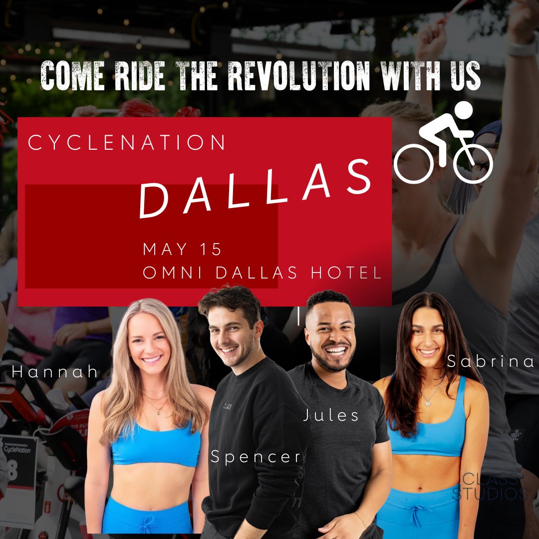 With our friends from @coastcycletx and @class_studios leading the rides in Dallas, you KNOW this is going to be a party on a bike! Register to ride today at spr.ly/6019d87Ec #DallasRides #CycleNation #StrokeMonth