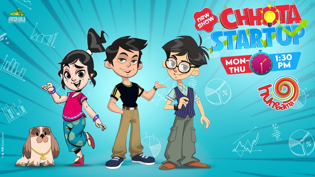 Meet, the trio of Rosy, Tej, and Gyaani, who convert small business ideas into reality. Watch this newly exciting entrepreneur show 'Chhota Start-Up,' Mon- Thu at 1:30 PM, only on Hungama. #greengoldtv #chhotastartup #Newshow #summerspecial #EntrepreneurialAdventure #HungamaTV