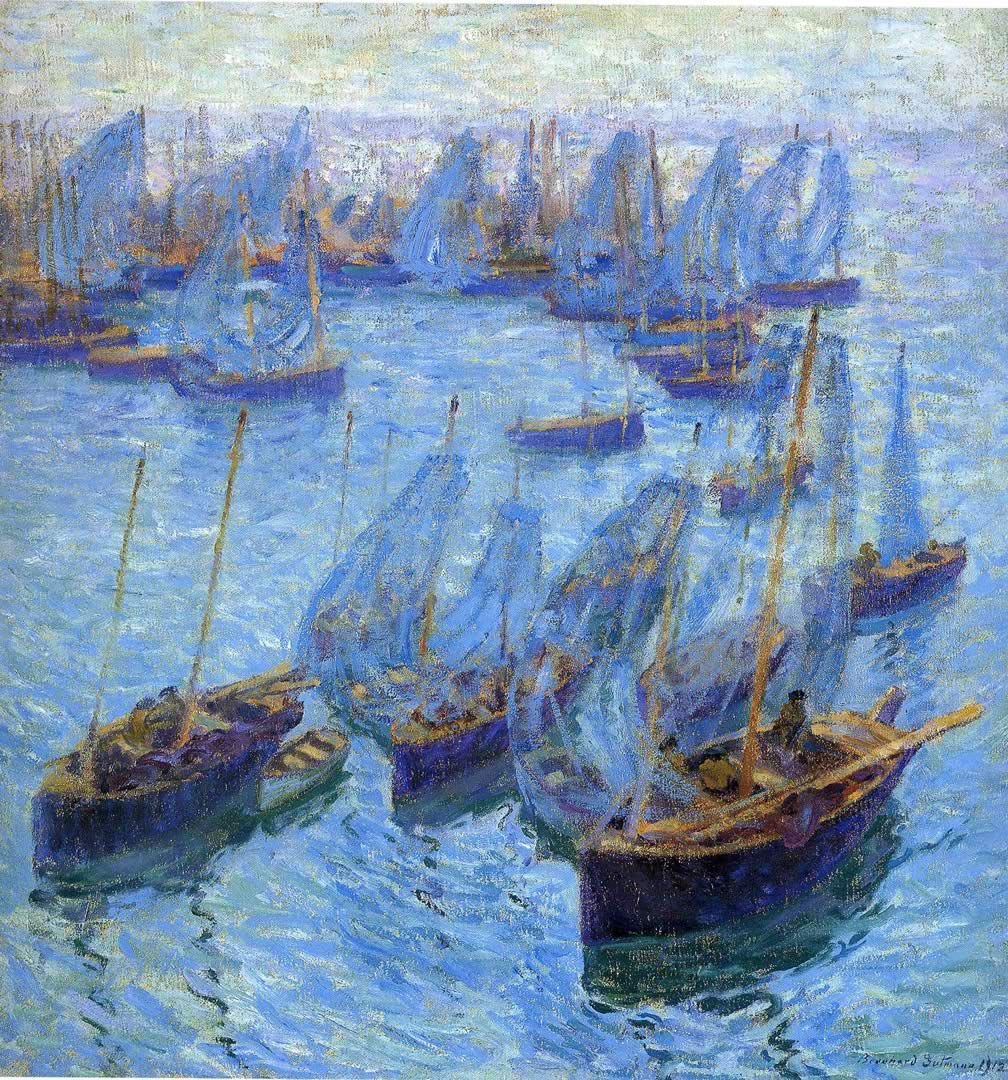 Breton Fishing Boats Bernhard Gutmann 1912