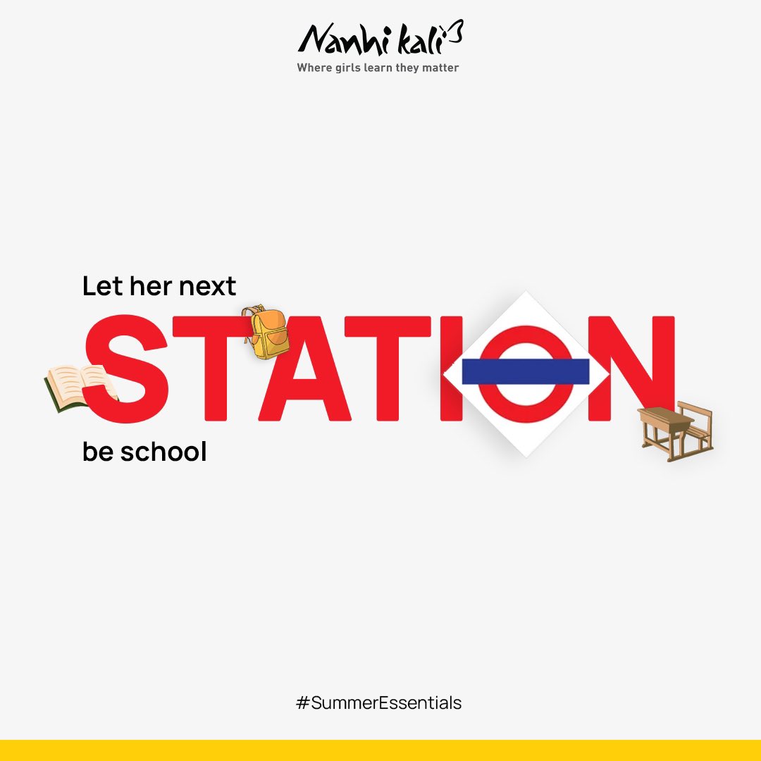 Help her break away from the ‘baggage’ of prejudice, enable her to write her own future.

To support underprivileged girls in their educational journey, visit nanhikali.org

#NanhiKali
#WhereGirlsLearnTheyMatter
#EveryGirlMatters
#SummerEssentials