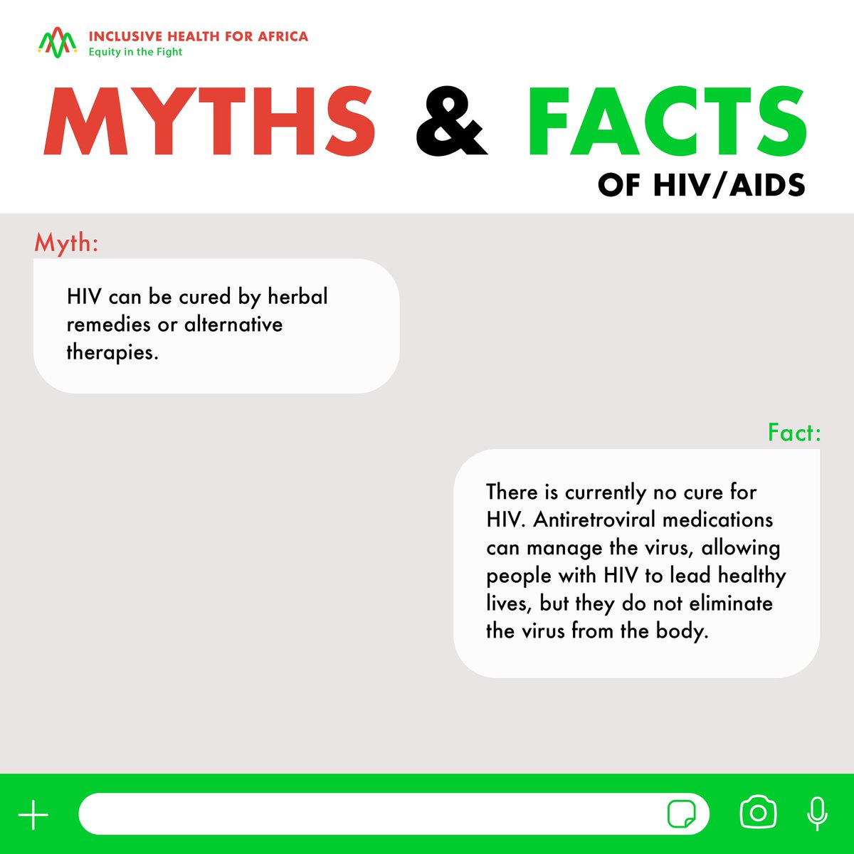 Antiretroviral medications have proven to be very effective in reducing the viral load allowing persons with HIV to live healthy lives.

#InclusiveHealthAfrica #IHA #SRHRForAll #LeaveNoOneBehind
#HealthForEveryVoice #AccessToSRHR #srhrAfrica #HIV #AIDS