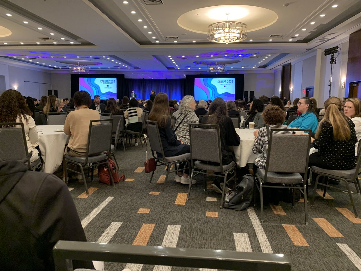 …and here we go #CAHSPR24!!!