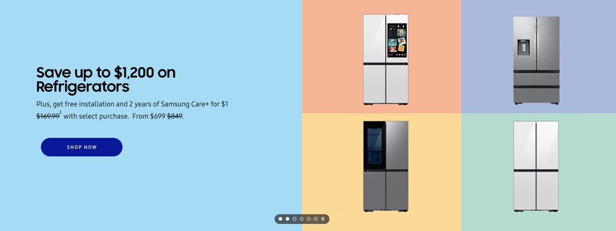 BIG SALE on Samsung Home Appliances this week! See offers here: bit.ly/4bytSM6 #ad