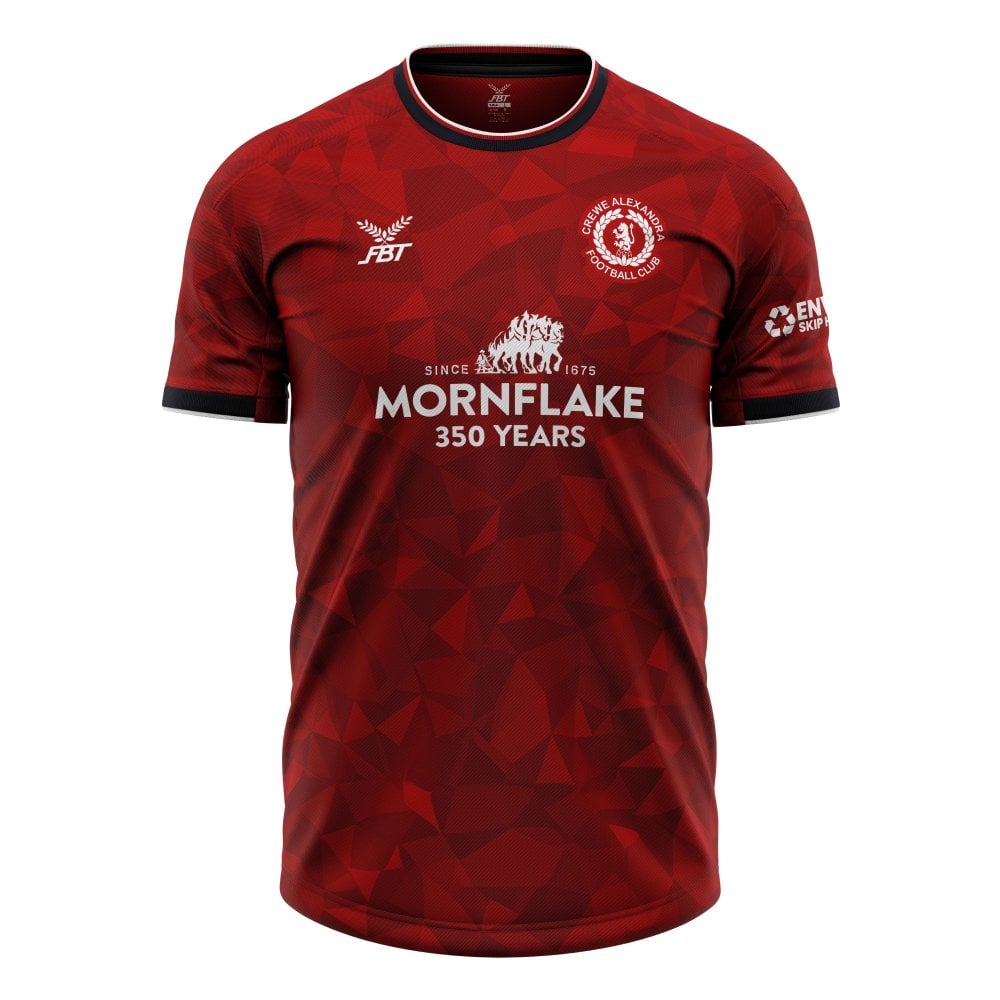 This is the new 24/25 Home shirt for Crewe Alexandra Football Club (FC).

Read more: footballshirtculture.com/new-kits/crewe…

#CreweAlex #CreweAlexandra #footballshirts #soccerjersey #newkits