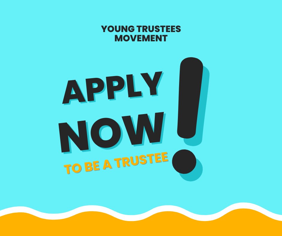 Charities need YOUR voice in the boardroom 💬 🗣️ Start your trustee journey today👇 🚀 Join our Champion Training eventbrite.co.uk/e/young-truste… 💡Sign up for our monthly newsletter form.typeform.com/to/Ws3x46h6?ty… 📝 Apply for trustee vacancies! youngtrusteesmovement.org/opportunities/