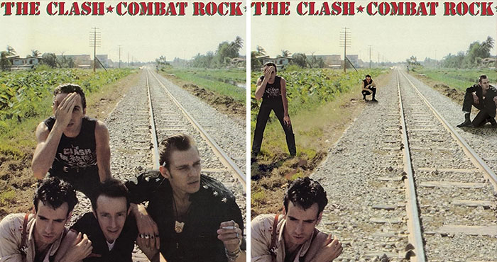 Take a quick glance at #TheClash ’s 1982 album 'Combat Rock' & you’ll see #PennieSmith’s image of four men standing together, just off the rails. Perhaps coincidentally, that’s also where they stood, figuratively, as a band. 4️⃣2️⃣ years ago #today @TheClash Released 'Combat Rock'.