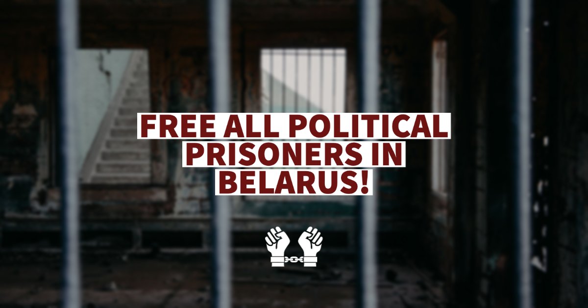 Today, there are 1374 officially recognized political prisoners in Belarus – and potentially hundreds of other people whose names are unknown. Thousands of mothers & fathers, minors, doctors, industrial & agriculture workers, artists, & even a Nobel laureate are behind bars. ⬇️