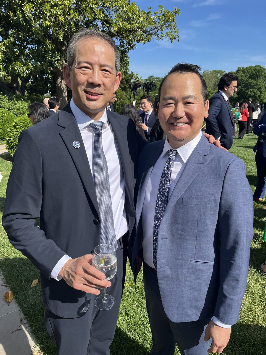 It was an honor to meet <a href="/taaforg/">The Asian American Foundation</a> CEO Norman Chen at the White House AAPI reception. The work that TAAF does to elevate AAPI voices and call out America’s blind spots is critical. Thank you! <a href="/normanlschen/">Norman Chen</a> <a href="/taaforg/">The Asian American Foundation</a>