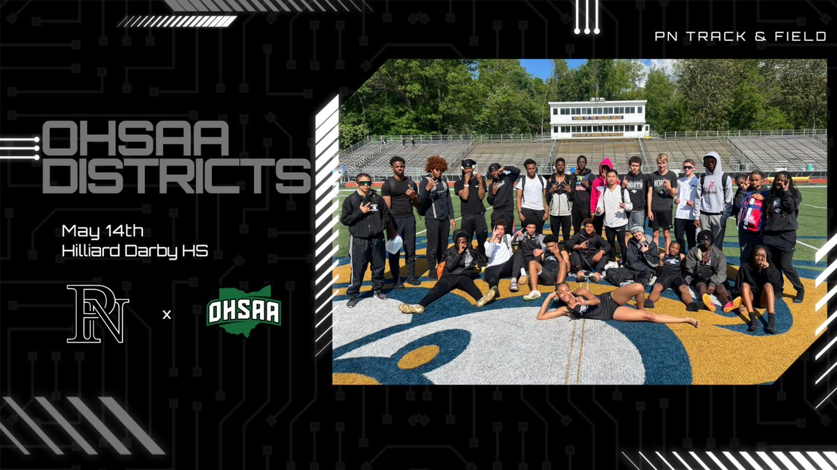 Good luck to @PNorth_GirlsTF & @PickNorth_Track as they compete at Districts today!
