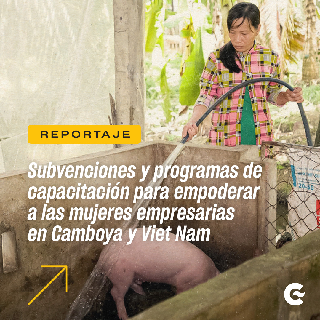 🟣 Con el apoyo de @onumujeres, subvenciones y programas de capacitación están empoderando a mujeres empresarias en Camboya y Vietnam, abordando conceptos financieros, gestión de negocios y habilidades de empleabilidad. #SomosCooperación🇪🇸🇰🇭🇻🇳 👉🏽 bit.ly/3J9EJQp