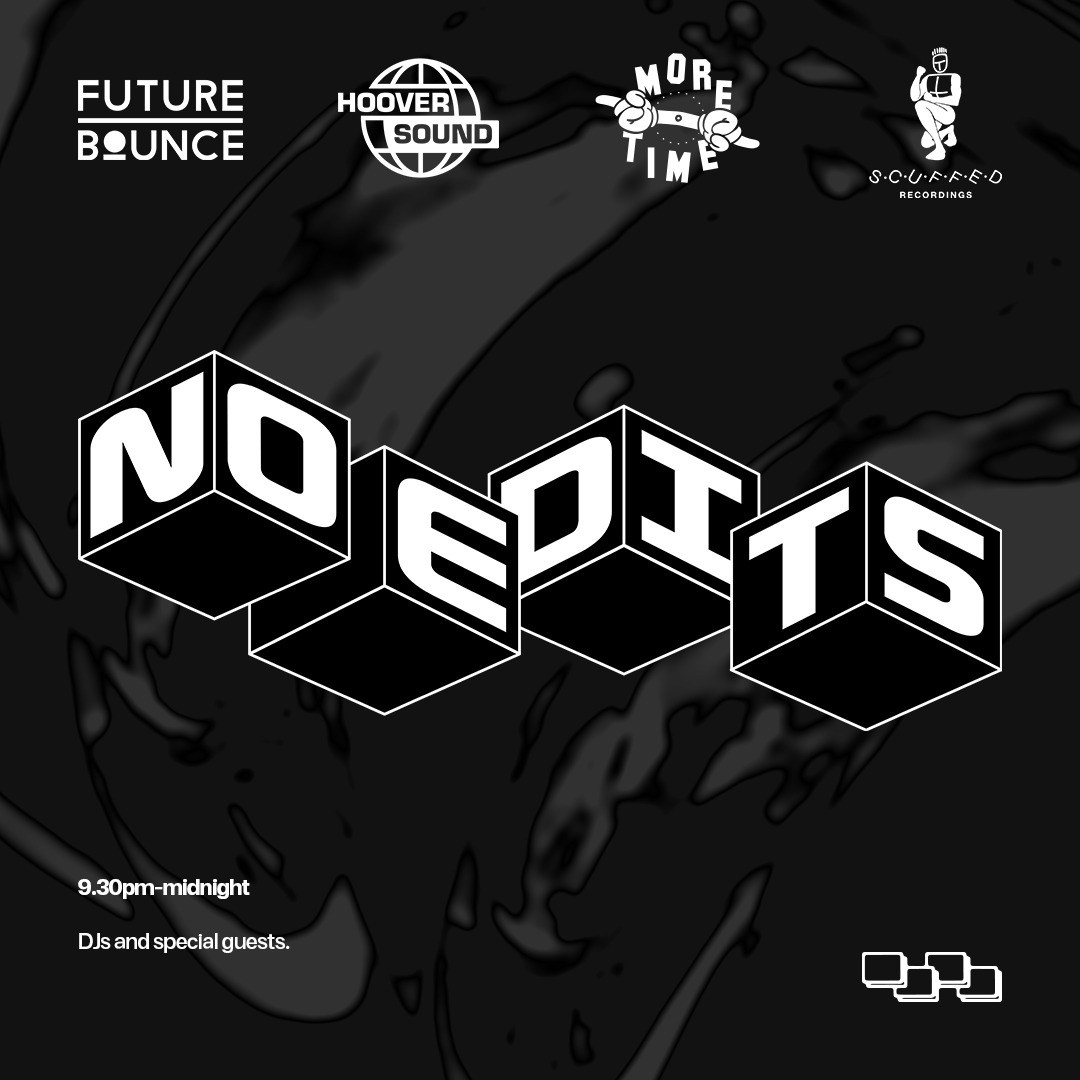 We go again on Thursday at Carpet Shop 🎲

We’ll be joined by <a href="/kodenine/">PS 9</a> for a brief Q&amp;A from 7:30pm after the open decks, demo session on the soundsystem from 8pm then DJ's for 9:30 - close 📡

Sign Up:
bit.ly/NoEditsLondon

Free Tickets:
ra.co/events/1890506