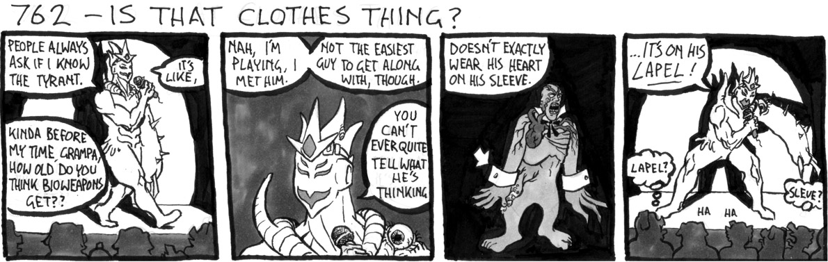 Irritabilitybot's tweet image. 762 - Is That Clothes Thing?