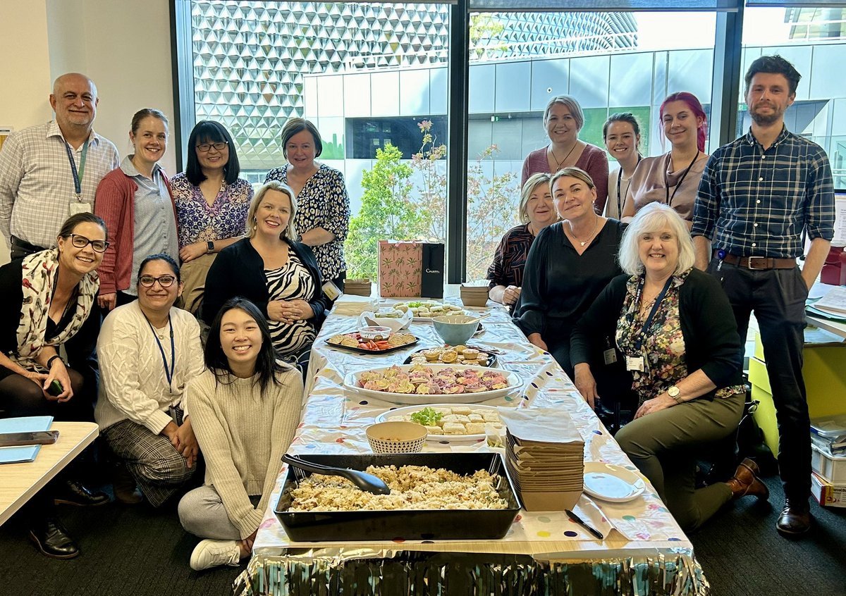 DocKateLynch's tweet image. What a wonderful IBD and Liver team I have at Royal Adelaide Hospital. They threw me a surprise baby shower today in my final week before maternity leave. 🥰