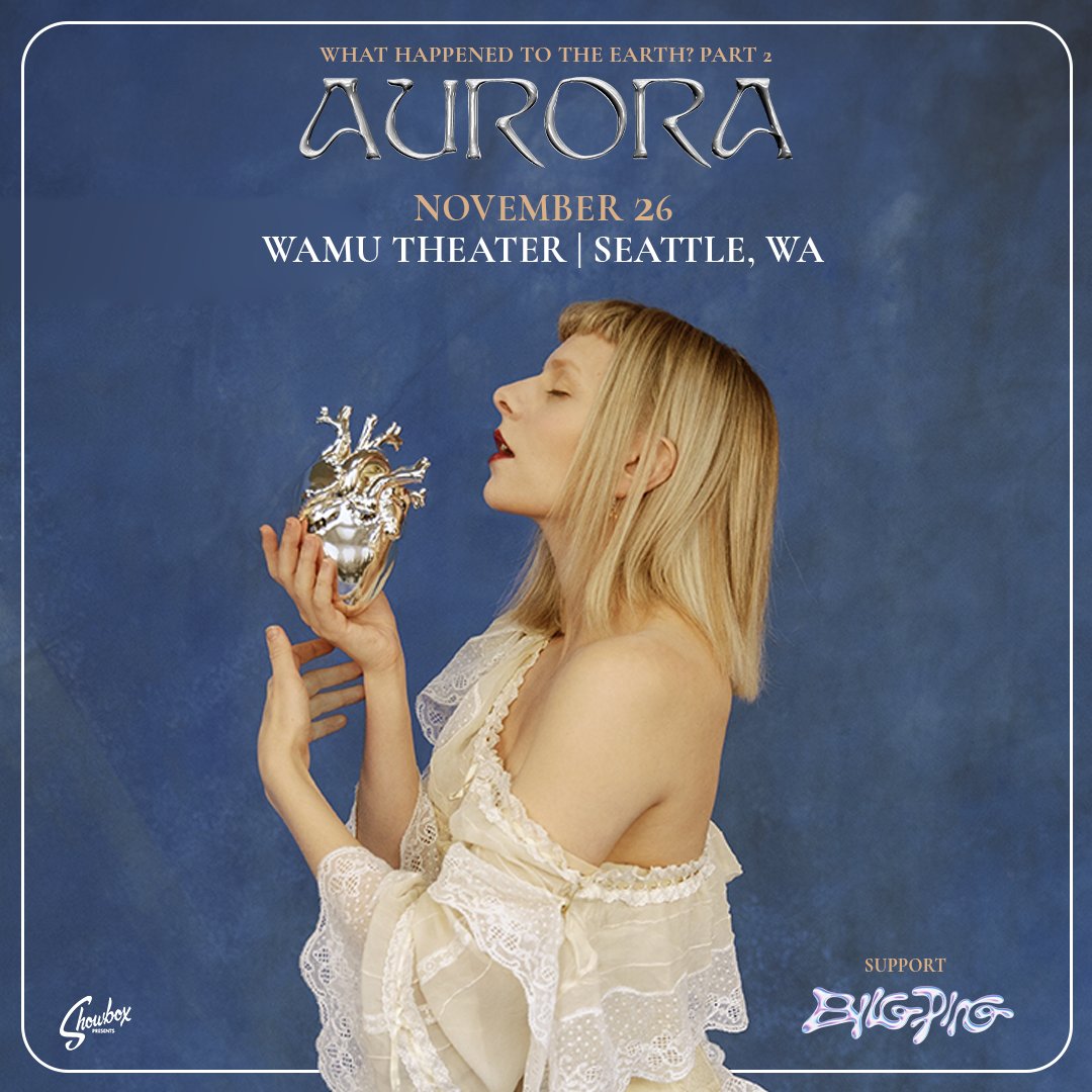 🚨 JUST ANNOUNCED 🚨

@AURORAmusic is coming to WAMU Theater!

🗓️ November 26th
🎟️ Friday, May 17 at 10 AM
ℹ️  wamu.theater/afpt4pcq