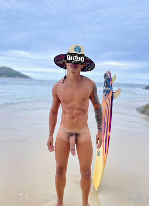 Watch 𝐒𝐔𝐑𝐅𝐈𝐒𝐓𝐀's leaked NSFW photo on TwXstars