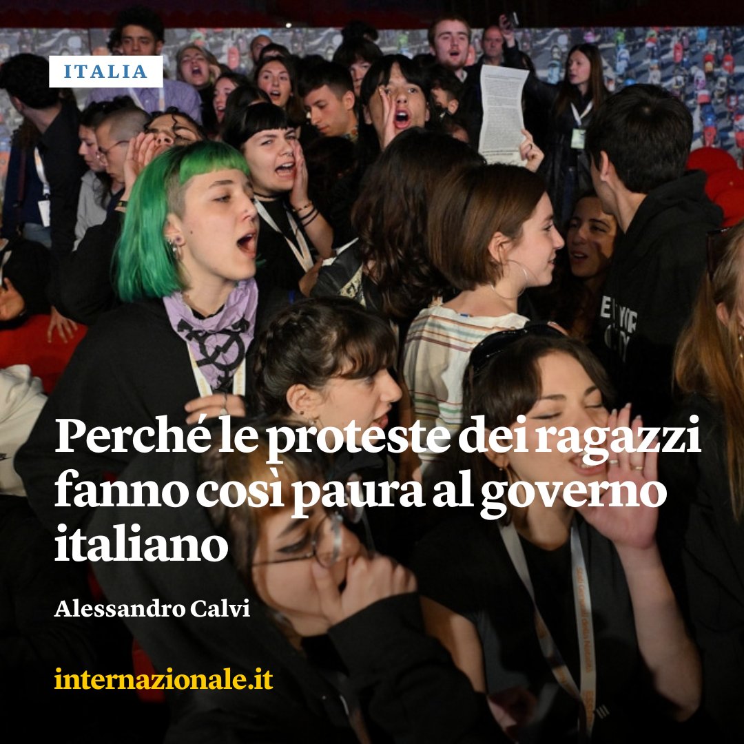 Ministre che scambiano contestazioni per censure, manifestanti caricati con violenza dalla polizia. Gli attacchi ai più giovani che protestano per l’ambiente e per Gaza mostrano il vero volto del potere. L'articolo di Alessandro Calvi: intern.az/1JIT
