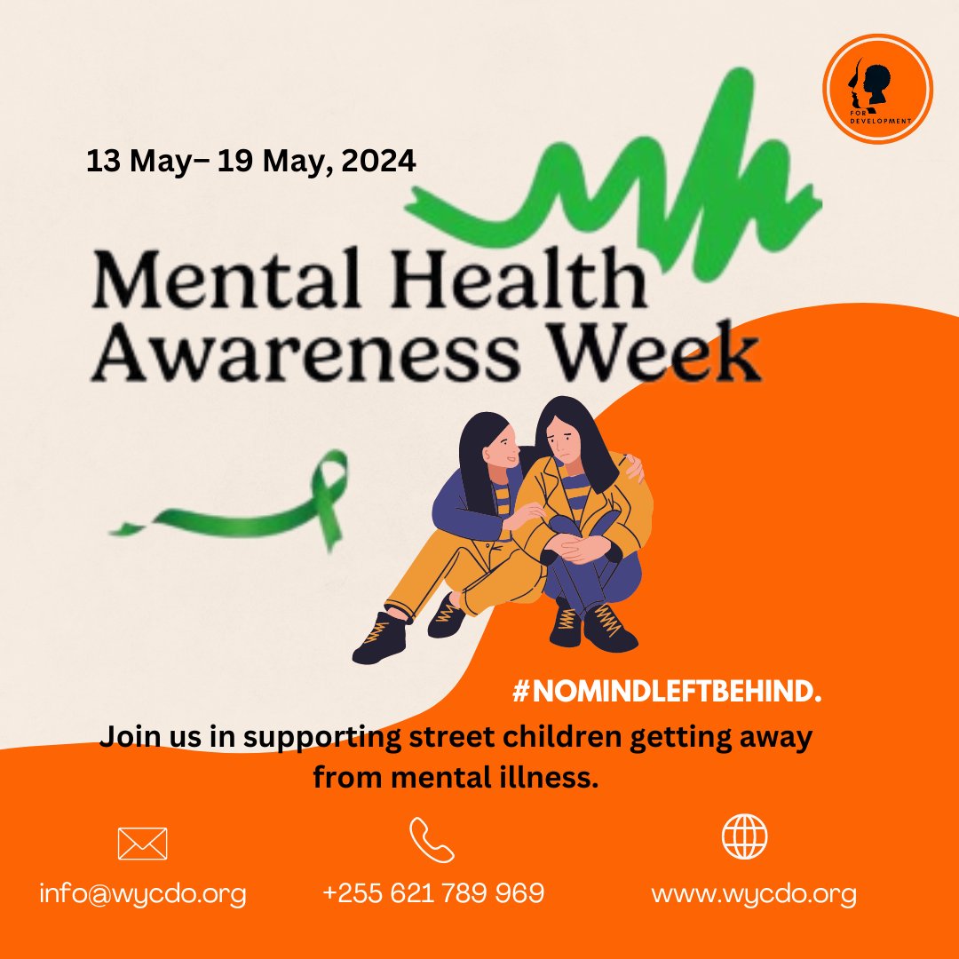 Being on the street and living while you don't know where you will eat, sleep, or wear later is a stressful experience.

Join us to support the street children in getting away from the street and all mental illnesses (Inua Kesho Yangu Project).

Email: Info@wycdo.org