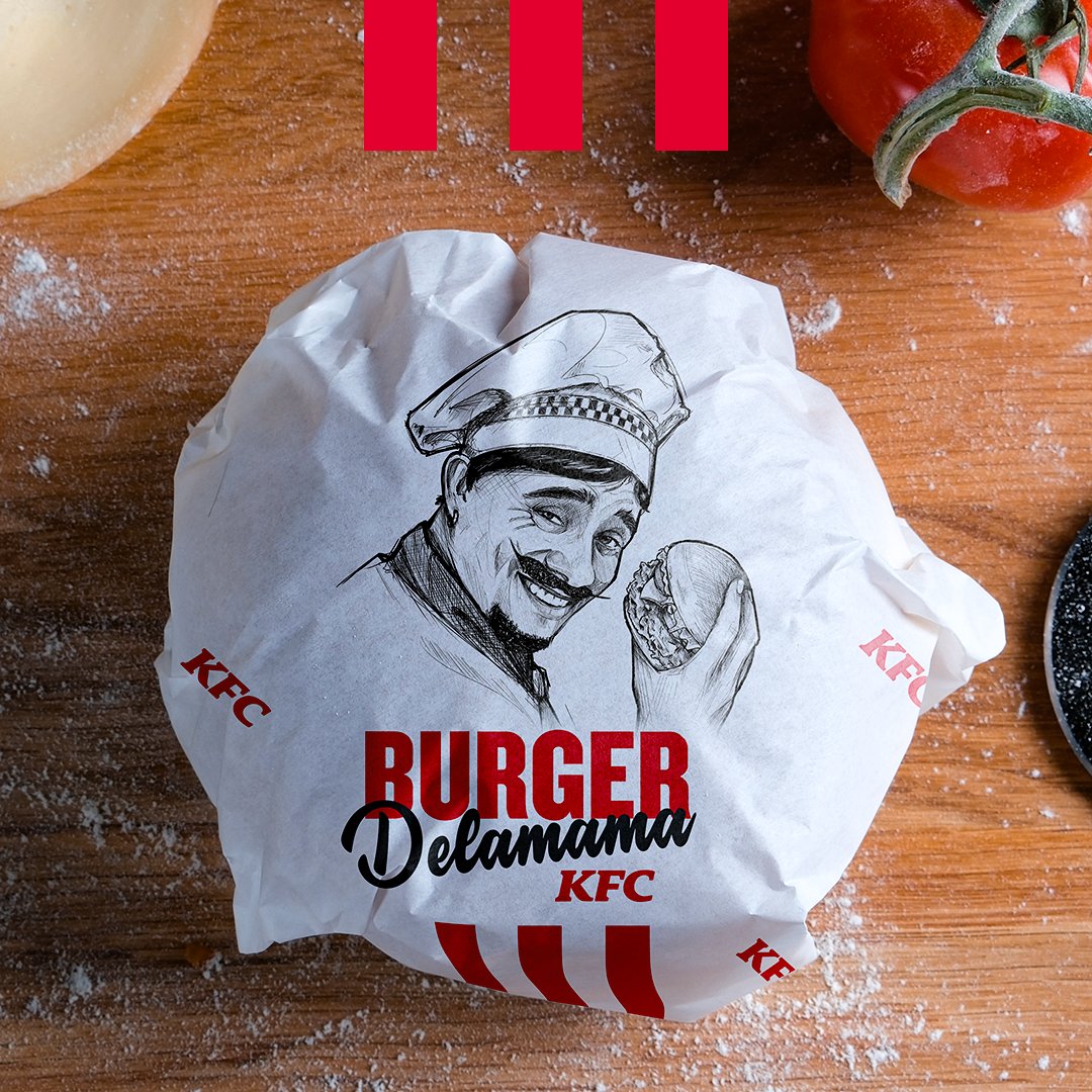 On lui a demandé des burgers triangulaires et il a trouvé le moyen de les faire ronds. Les burgers Delamama, dès demain chez KFC.